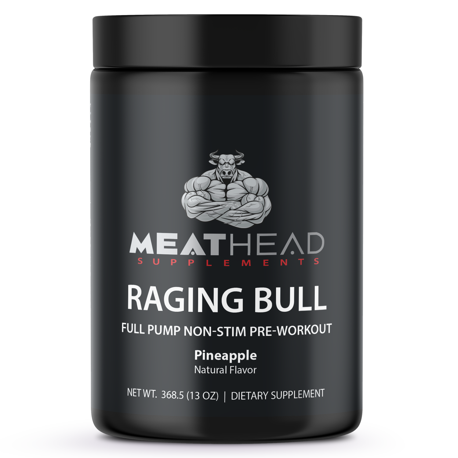 Raging Bull, Full Pump / Non-Stim Pre-Workout Powder (Pineapple)