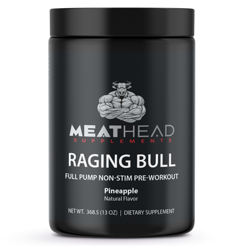 Raging Bull, Full Pump / Non-Stim Pre-Workout Powder (Pineapple)